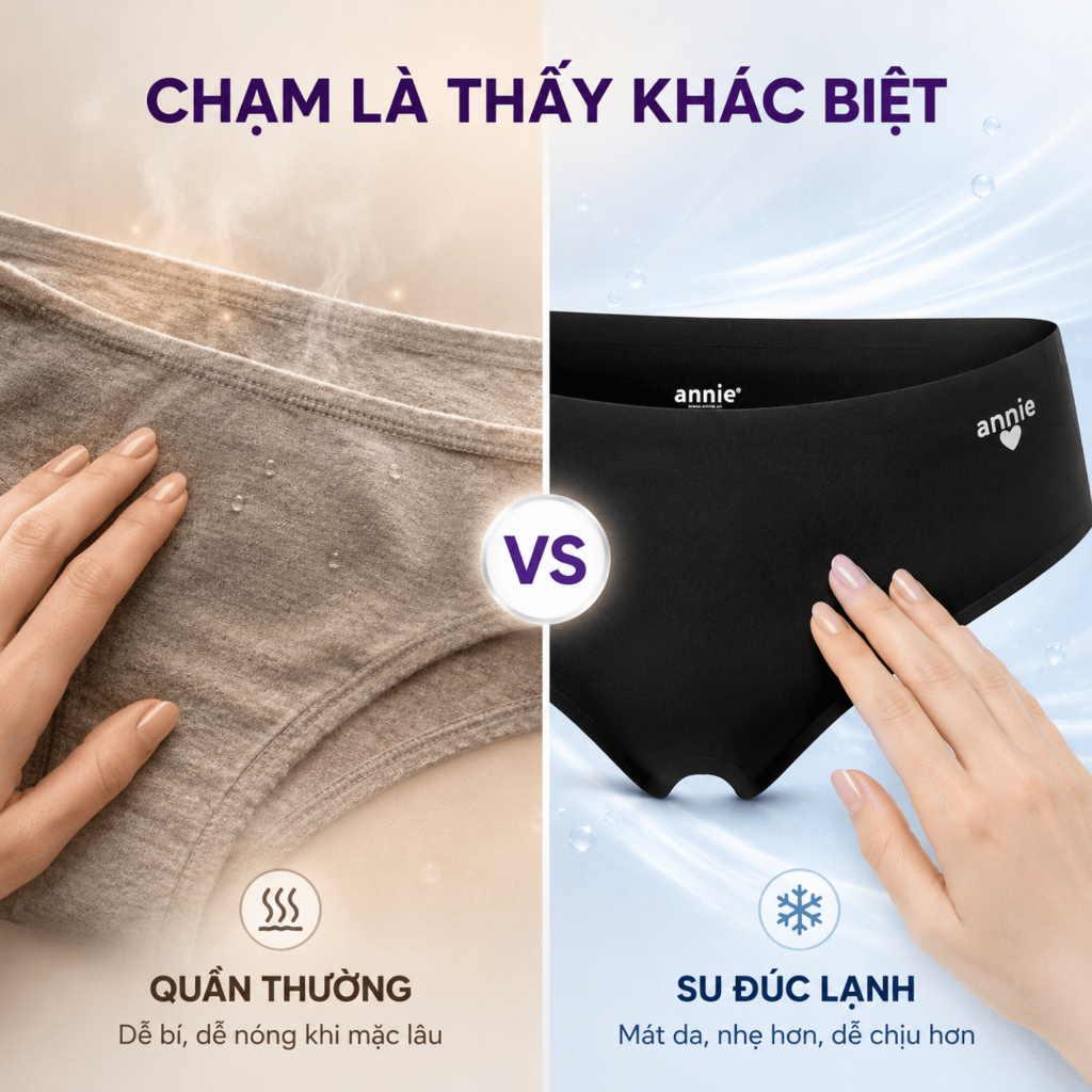 Combo 2 Quần lót nữ bonding không đường may đúc su lưng thấp annie lingerie QE4572 mềm mịn, co gi