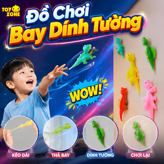 COMBO 5 Con Thú Bay Dính Tường Cao Su Vui Nhộn, Chất Liệu An Toàn, Không Chứa Chất Độc Hại-Đồ Chơi Giải Trí Giảm Stress