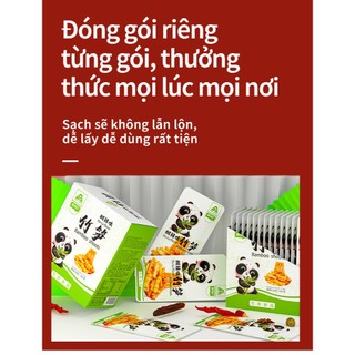 Đồ ăn vặt Wanliang nhiều hương vị , Đồ ăn liền vị Da cá/Nấm kim châm/Măng vị cay mála/Rau tiến vua (1 Hộp 20 gói)