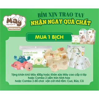 [ MUA 1 TẶNG 1] Combo 1 bịch Tã/Bỉm Mây Premium Công Nghệ Seamless Siêu Thấm Hút - Bản Nâng Cấp Siêu Mềm Mại,Chống Hăm