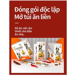 Đồ ăn vặt Wanliang nhiều hương vị , Đồ ăn liền vị Da cá/Nấm kim châm/Măng vị cay mála/Rau tiến vua (1 Hộp 20 gói)