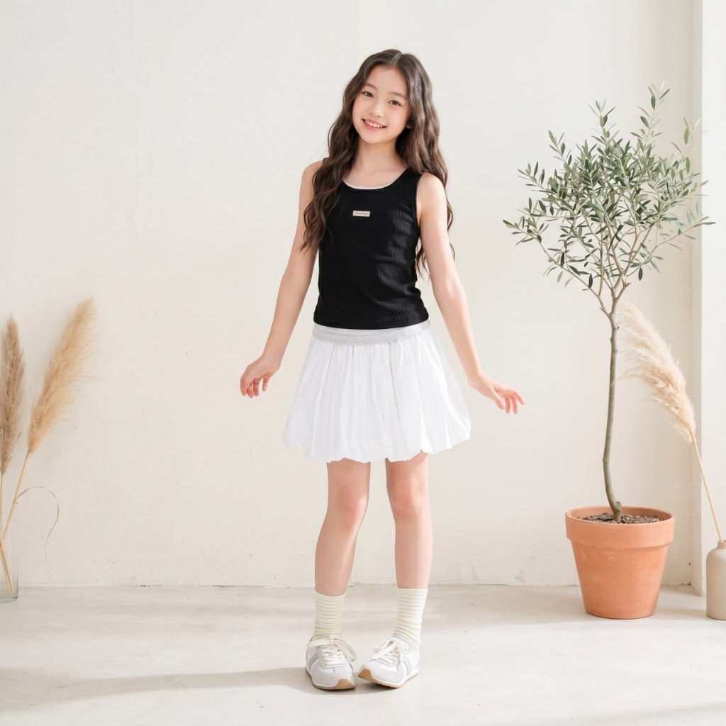 Áo cotton sát nách cho bé gái size đại BEESHOP H26085