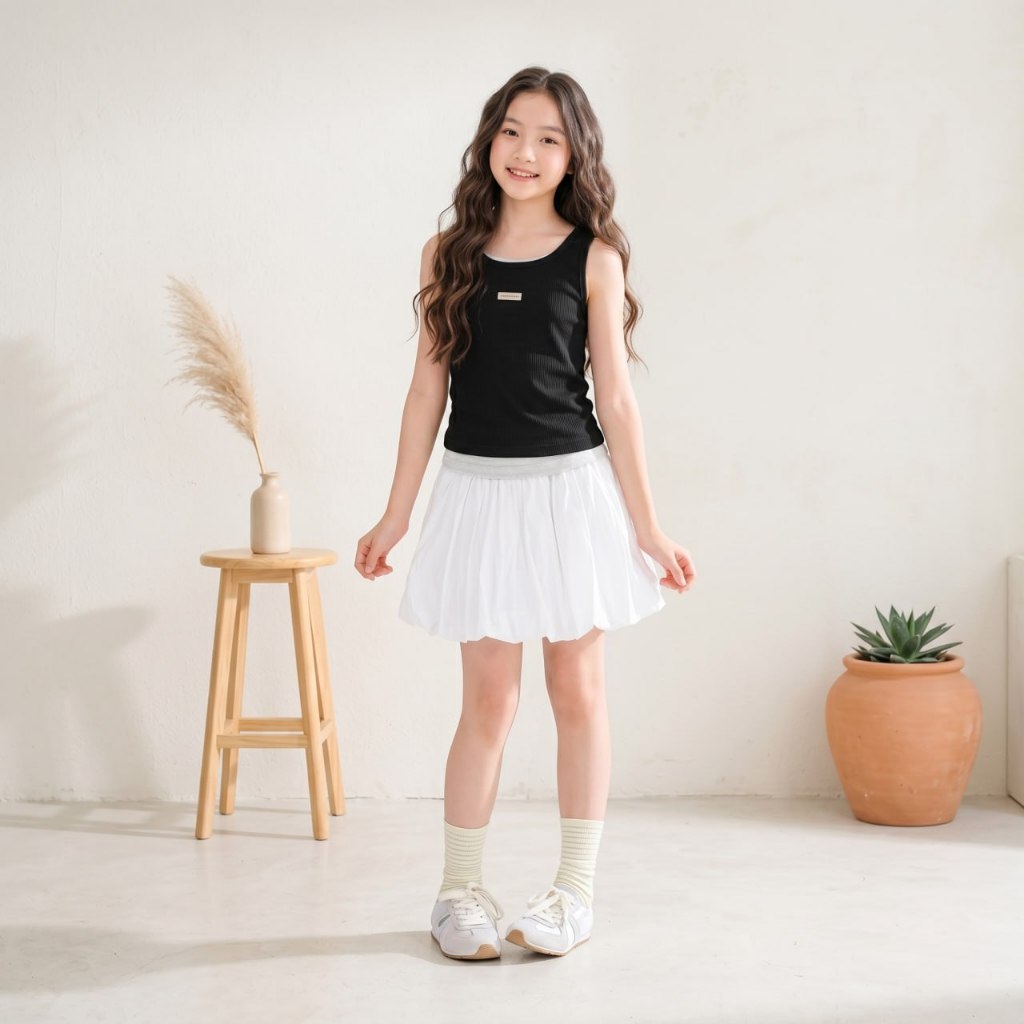 Áo cotton sát nách cho bé gái size đại BEESHOP H26085
