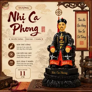 Vật Trang Trí Nhị Ca Phong 11cm Đặt Xe ô tô Tạo Không Gian Thư Giãn An Tâm Trên Mọi Nẻo Đường