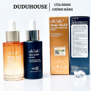 (Hàng Công Ty) Tinh Chất oh!oh! Skin Health 20% 23% Niacinamide Serum Dưỡng Sáng Giảm Thâm Nám 30ml Duduhouse