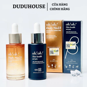 Tinh Chất oh!oh! Skin Health 20% 23% Niacinamide Serum Dưỡng Sáng Giảm Thâm Nám 30ml Duduhouse