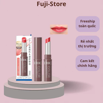 Son dưỡng môi DHC Lip Cream Nhật Bản son dưỡng chống khô môi làm hông môi giúp đôi môi mềm mại giảm thâm