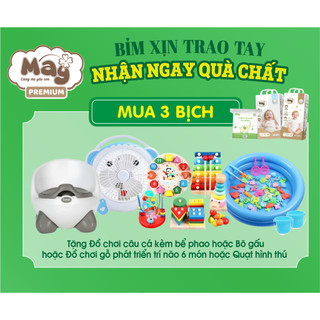 TẶNG QUÀ MỚI] KHI MUA 3 Bịch Bỉm Mây Premium Siêu mềm mỏng, Chống Hăm, Thấm Hút Tốt (NB,S, M, L, XL, XXL)