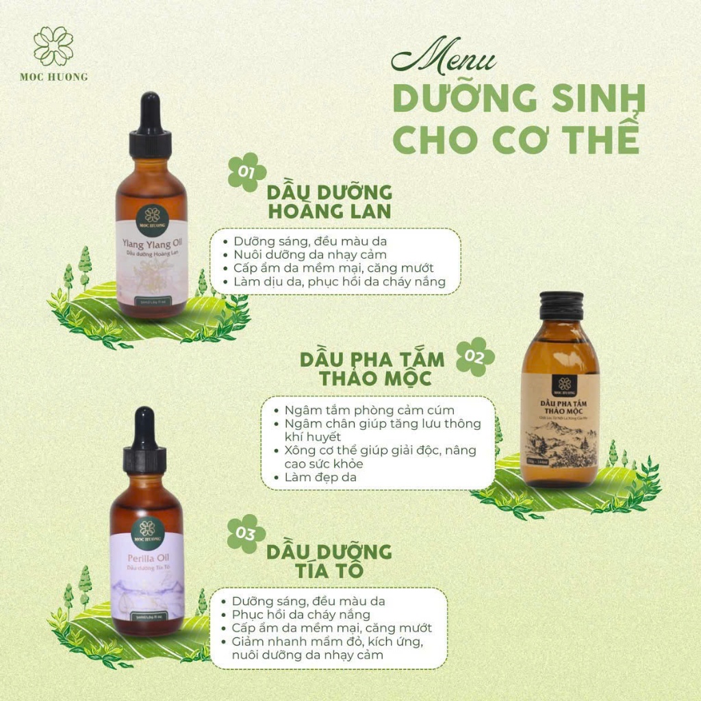 Dầu Pha Tắm Thảo Mộc Giúp Thư Giãn, Giảm Stress, Phòng Cảm Cúm