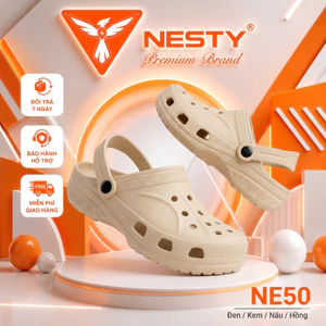 Dép Sục Nguyên Khối Thương Hiệu NESTY Siêu Nhẹ 4cm Full Size Gia Đình