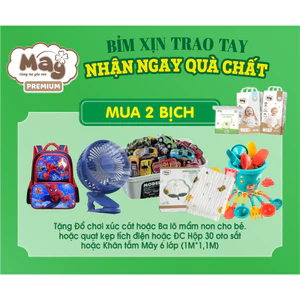 Combo 2 bịch bỉmTã/Bỉm Mây Premium Công Nghệ Siêu Thấm Hút - Bỉm Mây Bản Nâng Cấp Siêu Mềm Mại, Chống hăm