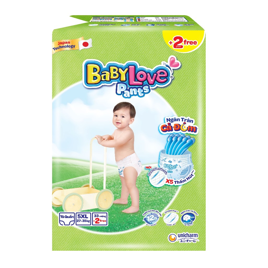 [DEAL T7] 🌟 TÃ QUẦN BABYLOVE 3LX/5XL- CÔNG NGHỆ NHẬT BẢN CHO BÉ YÊU VUI KHỎE 🌟