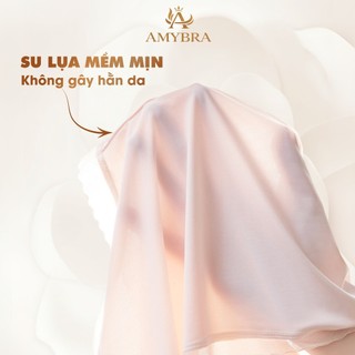 Quần Lót Nữ Su Cạp Vừa Mỏng Nhẹ, Quần Lót Su Viền Ren Mỏng Thoáng, Đáy May Kháng Khuẩn AMYBRA L369