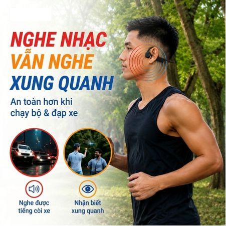(Tặng mũ)Tai nghe dẫn truyền xương Bluetooth X7 chống nước IPX8 bộ nhớ 32G có mic Tai nghe chạy bộ, đạp xe, bơi lội