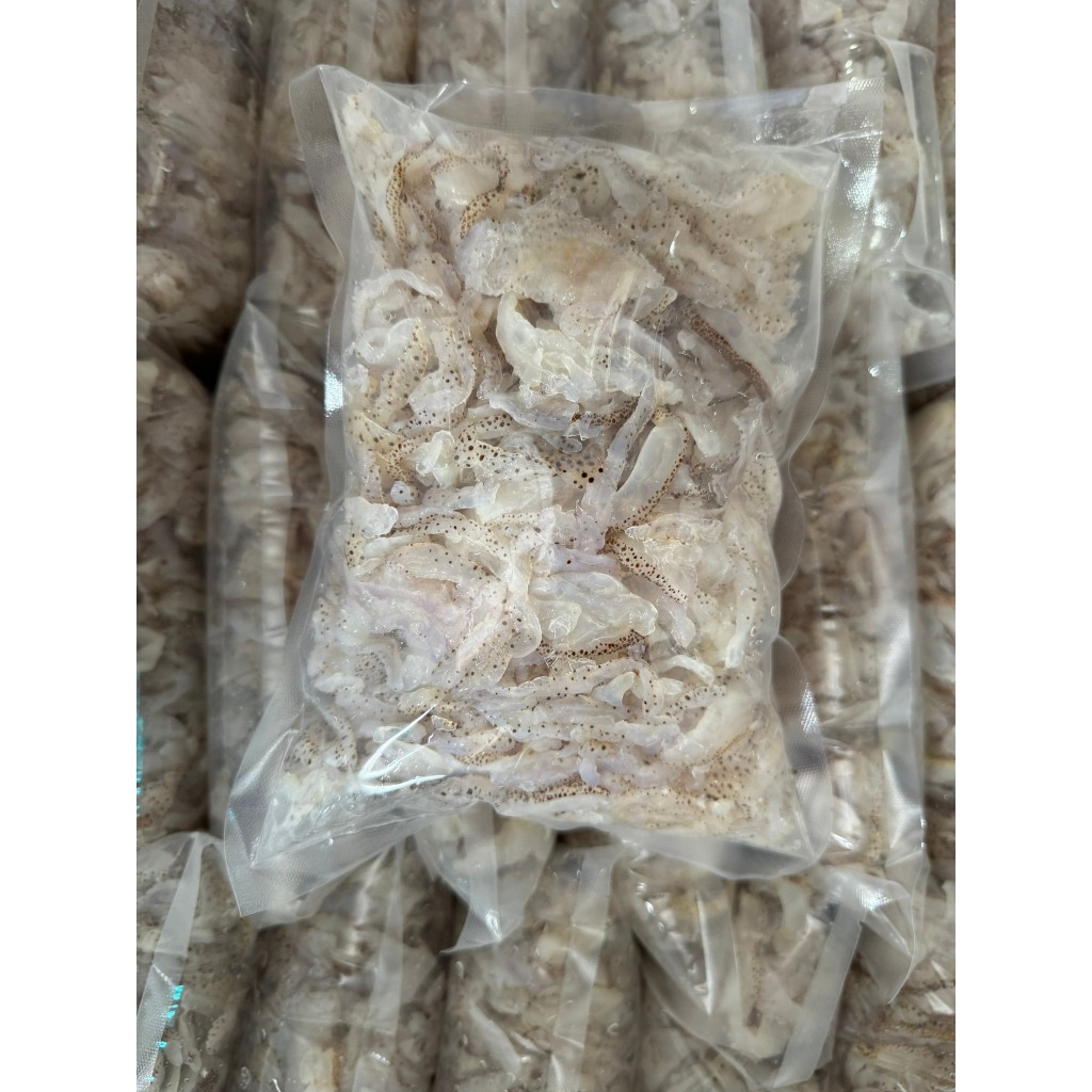 Túi 1kg thân sứa mặn - Sứa muối mặn chưa xả