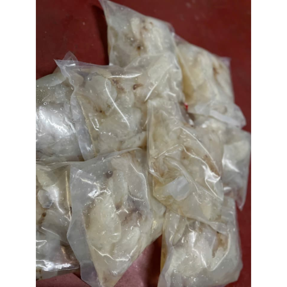 Túi 1kg thân sứa mặn - Sứa muối mặn chưa xả