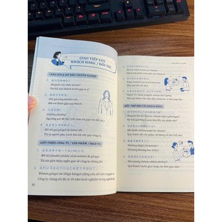 Sách-Thực chiến tiếng trung văn phòng và công xưởng(có file nghe+qua tặng)
