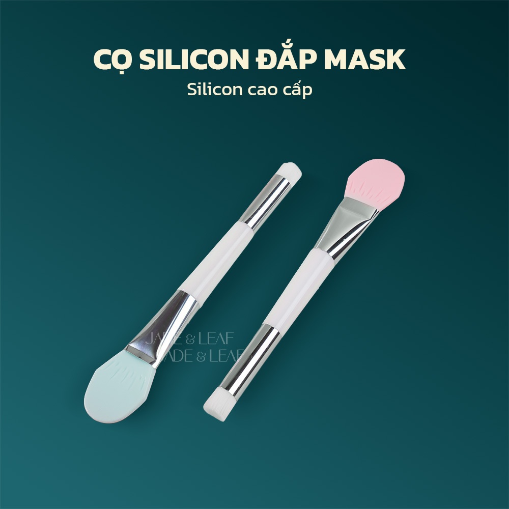 Cọ Quét Mặt Nạ Jade&Leaf Silicon Cao Cấp Chổi Đắp Mask Làm Đẹp Tán Đều Mỹ Phẩm Chăm Sóc Da