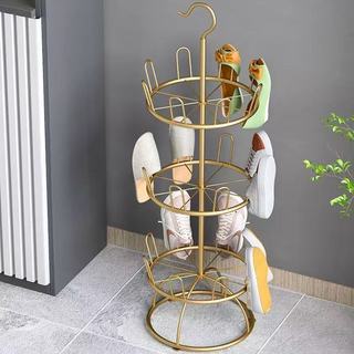 Kệ Phơi Giày/ Giá Phơi Giày Đa Năng Xoay 360, chất liệu Thép Không Gỉ Phủ Sơn Tĩnh Điện Có Thể Đặt Trong Nhà Ngoai Trời