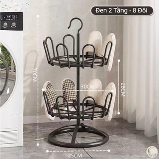 Kệ phơi giày dép đa năng xoay 360 độ có thể treo đặt trong nhà hay phơi ngoài trời, chất liệu thép không gỉ phủ sơn tĩnh