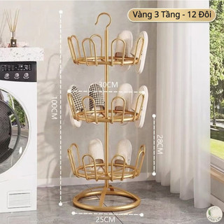 Kệ phơi giày dép đa năng xoay 360 độ có thể treo đặt trong nhà hay phơi ngoài trời, chất liệu thép không gỉ phủ sơn tĩnh