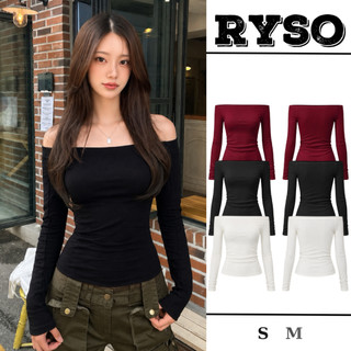 Áo Thun Tay Dài Trễ Vai Borip Dáng Dài Ôm Body, Áo Thun Nữ Tay Dài Kiểu Sexy Chất Borip TD05 RYSO