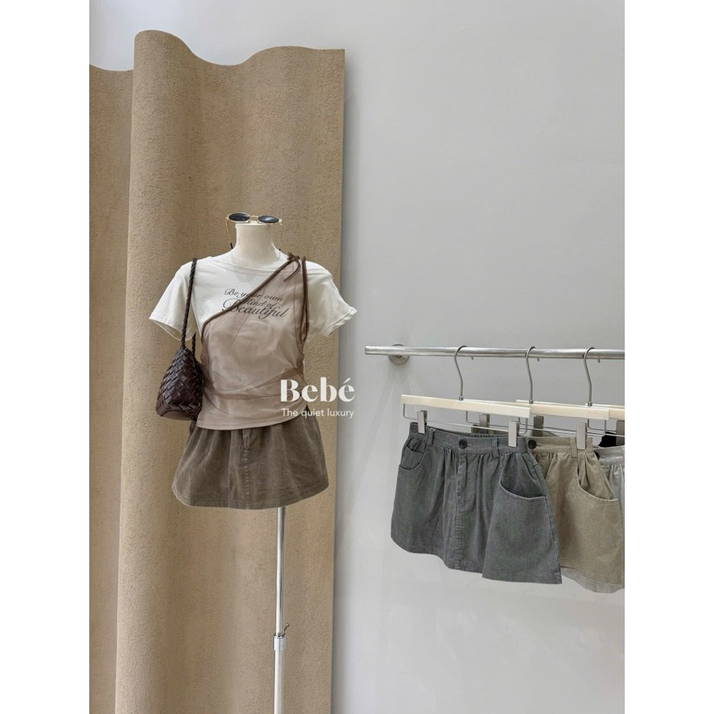 [𝐒𝐮𝐙𝐲] Chân Váy Jeans Thô Bồng Basic QCCC Loại 1