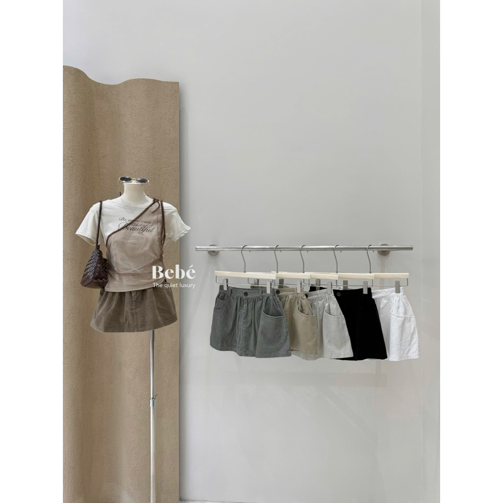 [𝐒𝐮𝐙𝐲] Chân Váy Jeans Thô Bồng Basic QCCC Loại 1