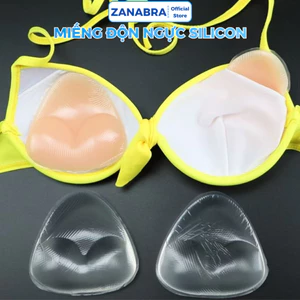 Mút độn ngực silicone mềm mại không keo an toàn cho da, Set 2 miếng nâng ngực silicone hình trái tim D352