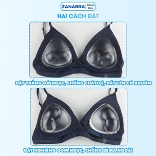 Mút độn ngực silicone mềm mại không keo an toàn cho da, Set 2 miếng nâng ngực silicone hình trái tim D352