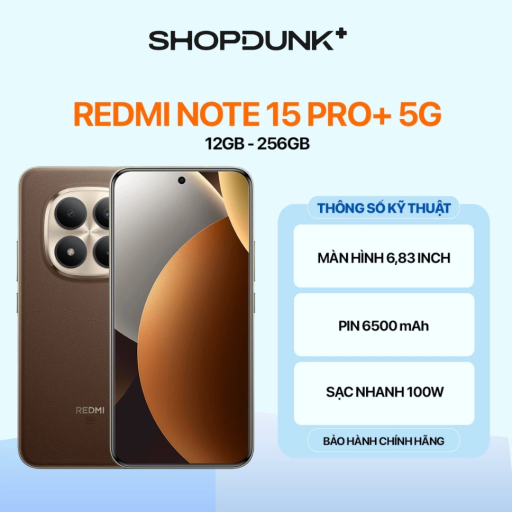 Điện Thoại Xiaomi Note 15 Pro+ 5G 12GB 256GB Chính Hãng