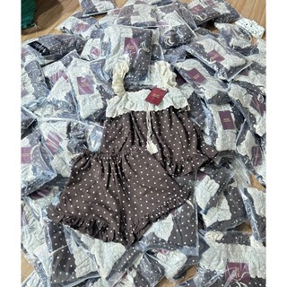 PHẠM THÙY SHOP: SET ÁO BABY DOLL TAY REN MIX QUẦN SHORT ẢNH THẬT PHÍA CUỐI (TP)