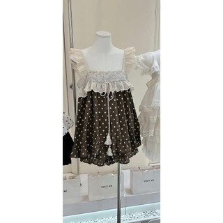 PHẠM THÙY SHOP: SET ÁO BABY DOLL TAY REN MIX QUẦN SHORT ẢNH THẬT PHÍA CUỐI (TP)