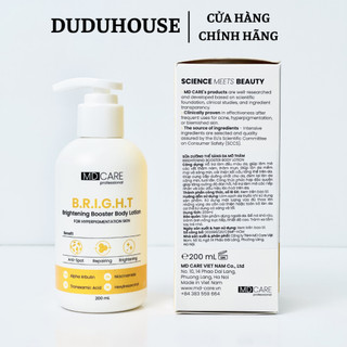 Sữa Dưỡng Thể MD CARE Brightening Booster Body Lotion Sáng Da Mờ Thâm Mụn 200ml Duduhouse