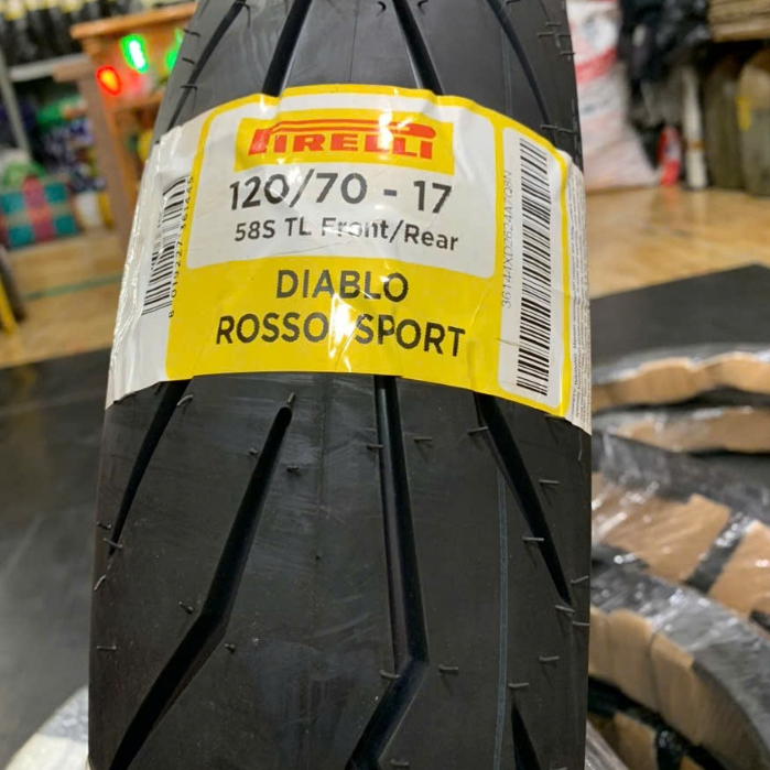 Vỏ Pirelli Diablo Rosso Sport đủ tất cả các size mâm 17 dành cho xe số ...