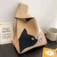 Túi Xách Bucket Tote Đan Len Dệt Kim Thủ Công dày, bền đựng đồ ăn trưa, ly cà phê phiên bản Nhật Bản Hàn Quốc DK
