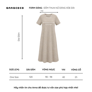 [HOẢ TỐC] Đầm Thun Nữ Dáng Suông Dài Tay Ngắn Phong Cách Tối Giản | Minimal Dress 01