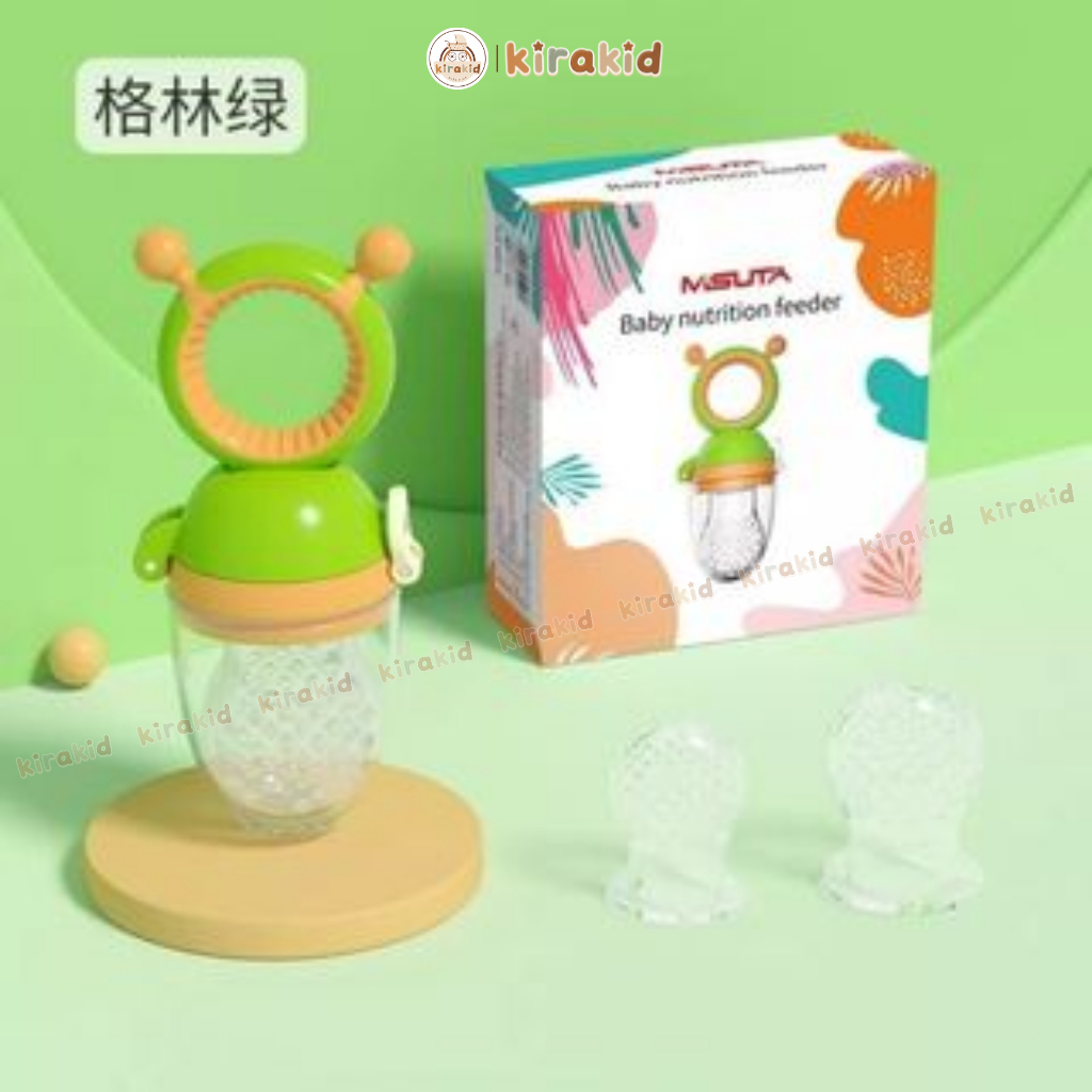 Túi Nhai Misuta Cho Bé Tập Ăn Dặm Chống Hóc Kèm 3 núm