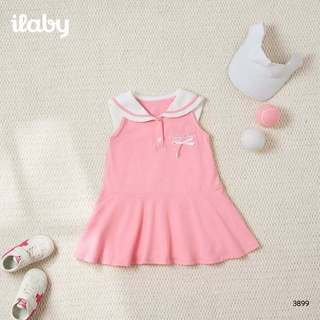 Váy bé gái ILABY HCM váy polo dáng xòe cổ thủy thủ phong cách thể thao [3899]