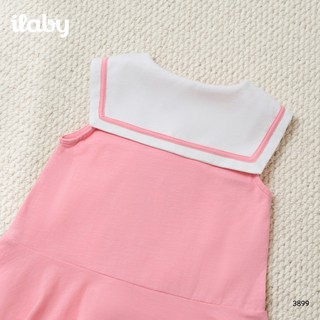 Váy bé gái ILABY HCM váy polo dáng xòe cổ thủy thủ phong cách thể thao [3899]