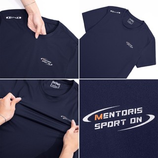 Áo Thun Nam MENTORIS ActiveCool Premium, Co Giãn 4 Chiều, Form Regular Fit Thoáng Mát MTS2602