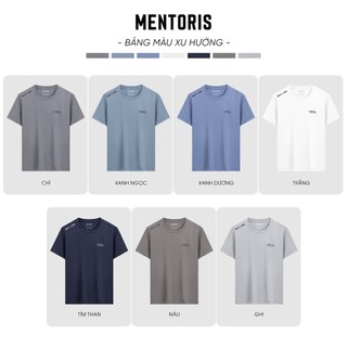 Áo Thun Nam MENTORIS ActiveCool Premium, Co Giãn 4 Chiều, Form Regular Fit Thoáng Mát MTS2602