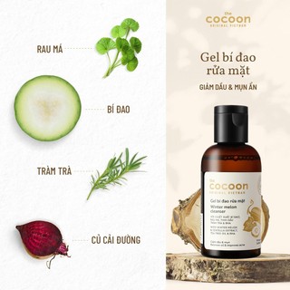 Gel rửa mặt bí đao Cocoon giảm dầu và mụn (140ml)