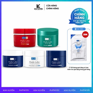 [MUA 1 TẶNG 1 GÓI SRM HADA LABO] Kem dưỡng Hada Labo 50G - ĐỦ MÀU