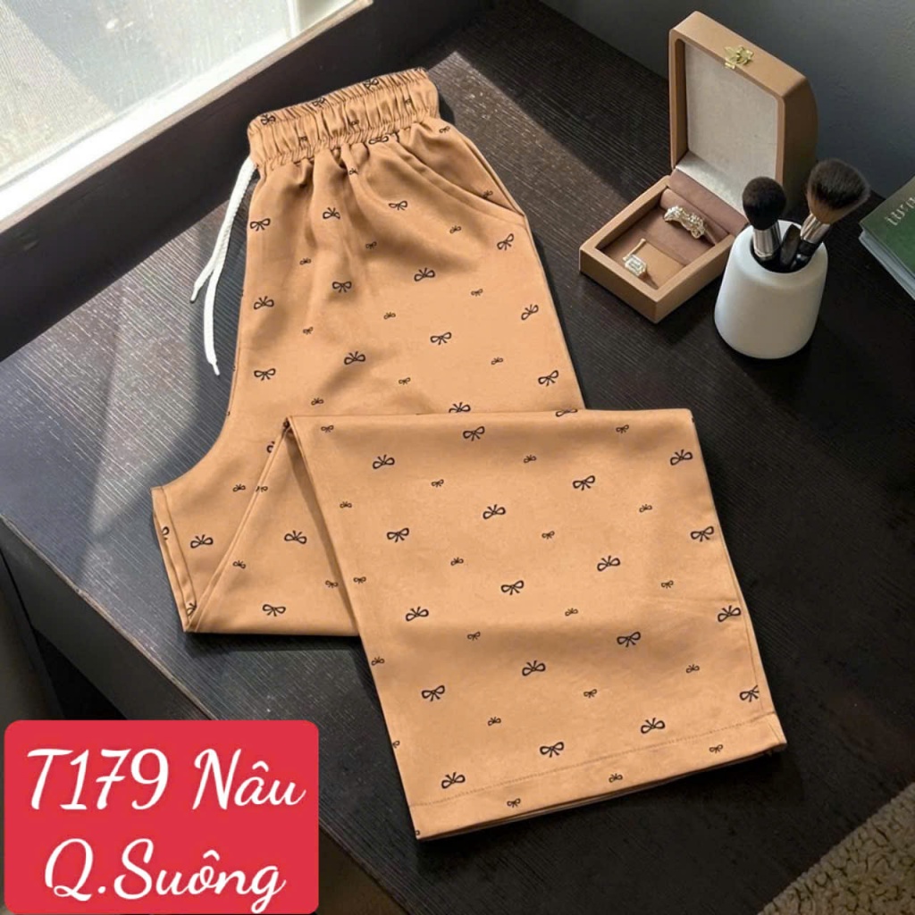 Quần Suông Dành cho Nữ Chất Vải Đũi Lạnh, hàng có đủ size Mã T175