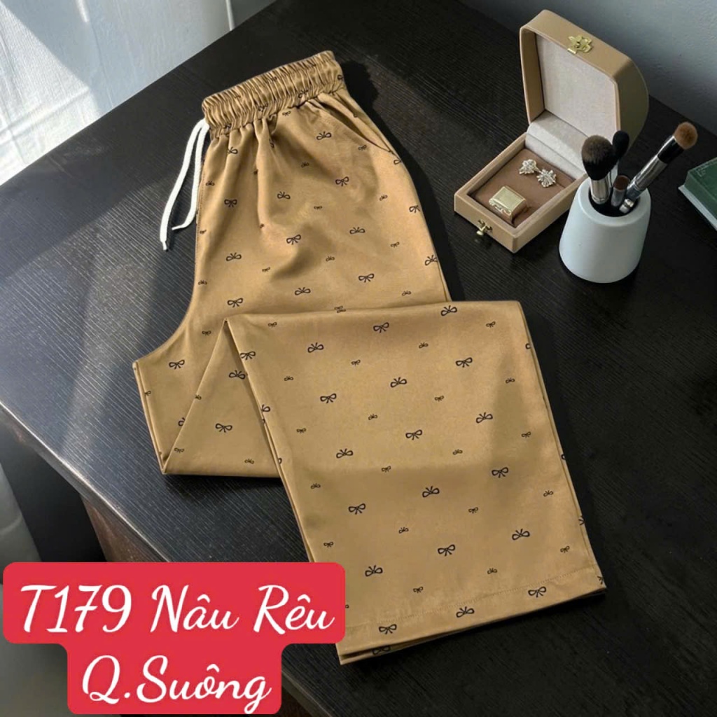 Quần Suông Dành cho Nữ Chất Vải Đũi Lạnh, hàng có đủ size Mã T175
