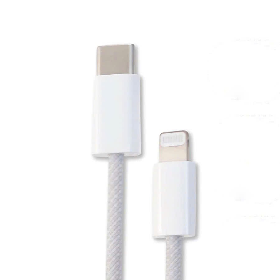 Cáp Sạc Nhanh USB-C to Light Hỗ Trợ Truyền Dữ Liệu Thiết Kế Bọc Dù Cao Cấp Chống Nứt Gãy