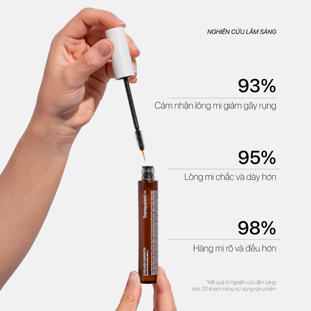 [HÀNG CTY] Huyết thanh dưỡng dày và dài mi Transparent Lab EYELASH GROWTH 8ml