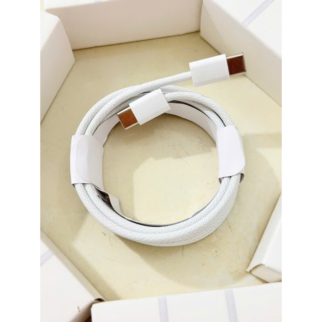 Cáp Sạc Nhanh USB-C PD Bọc Dù Chống Đứt Gãy Dùng Cho iPhone 15 16 17 Và Thiết Bị Type C