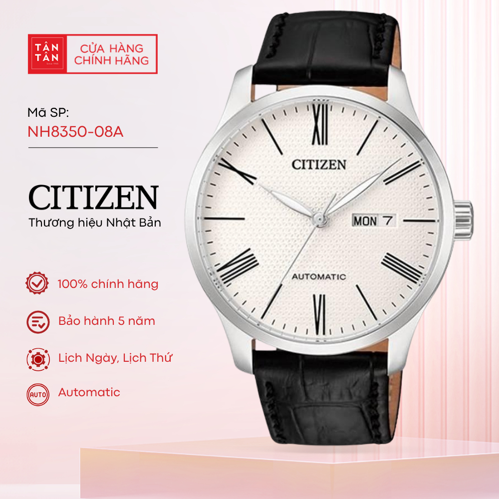 Đồng Hồ Nam Citizen  NH8350-08A Automatic 40mm - Đồng Hồ Tân Tân